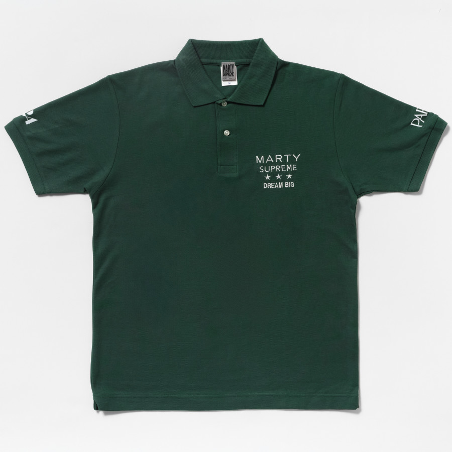 Marty Supreme x A24 x Pacro Japan Polo Shirt Green