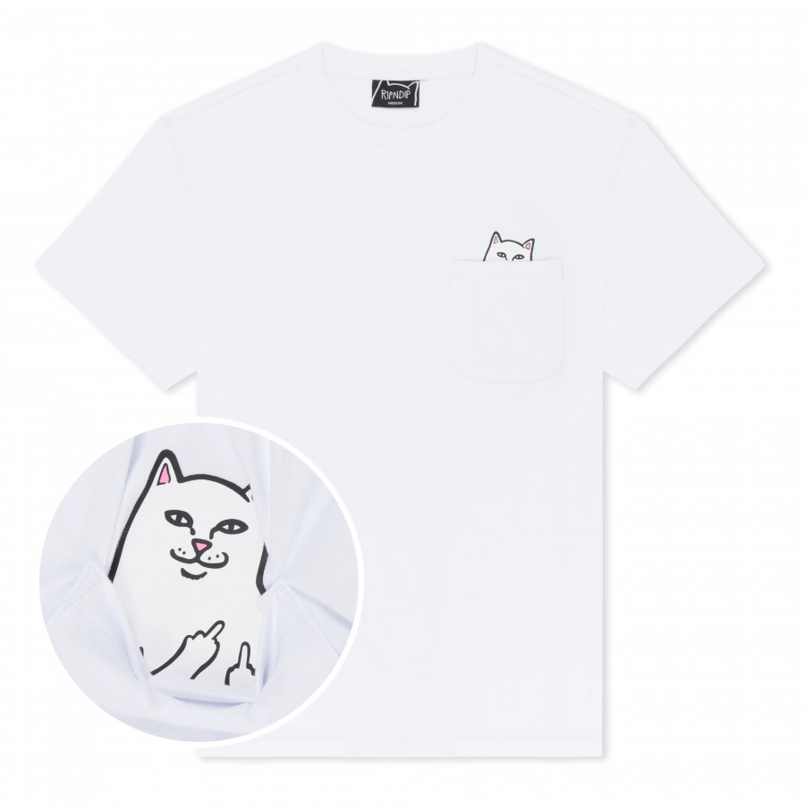 RipNDip Lord Nermal Pocket Tee White
