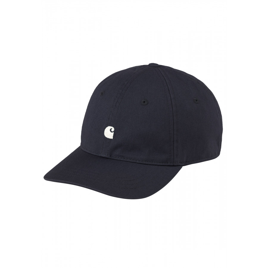 Carhartt WIP Madison Logo Cap Dark Navy / White
