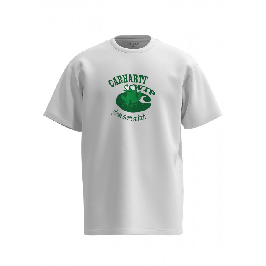 Carhartt WIP S/S Dont Snitch T-Shirt White