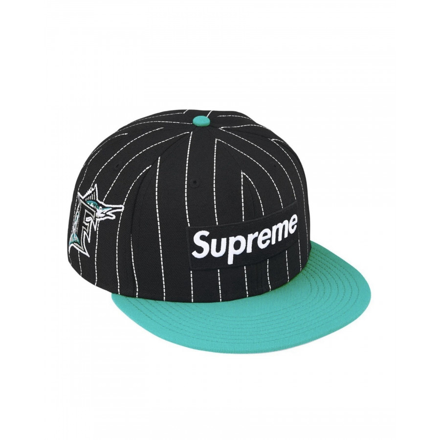 Supreme® x MLB Teams Box Logo New Era PinStripe Florida Marlins