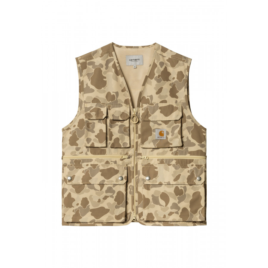 Carhartt WIP Irwin Vest Camo Duck Desert