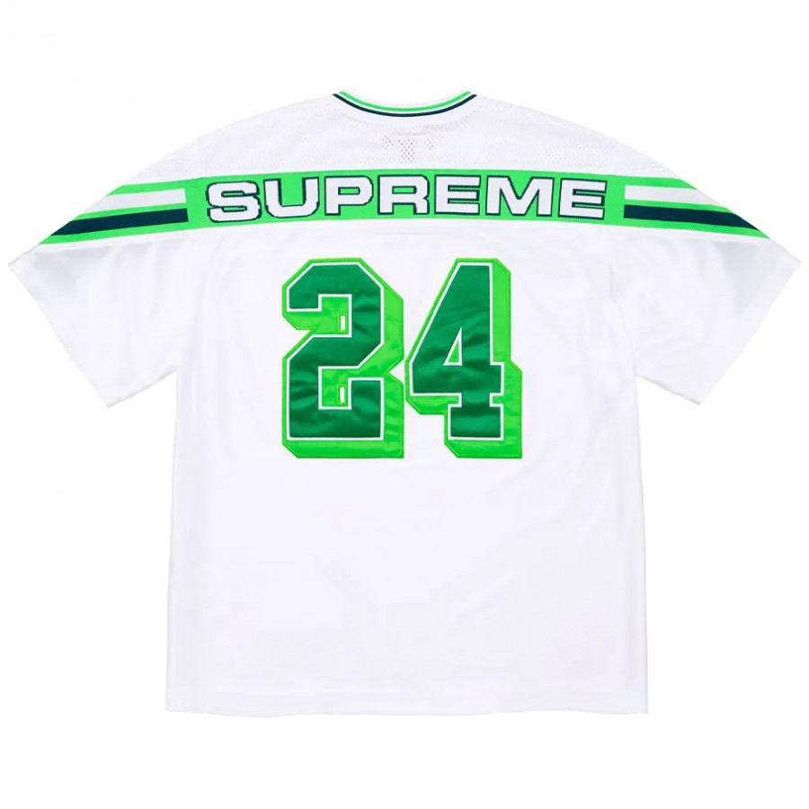 Supreme® Jacquard Rib Football Jersey White