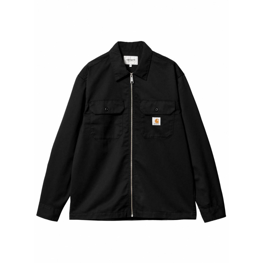 Carhartt WIP L/S Craft Zip Shirt Black