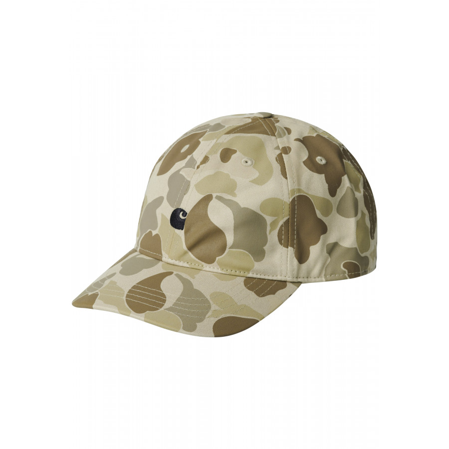 Carhartt WIP Madison Logo Cap Camo Duck Desert