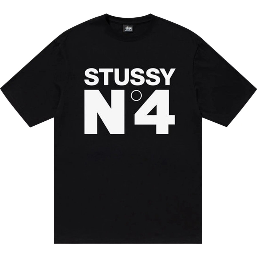 Stussy No. 4 Tee Black