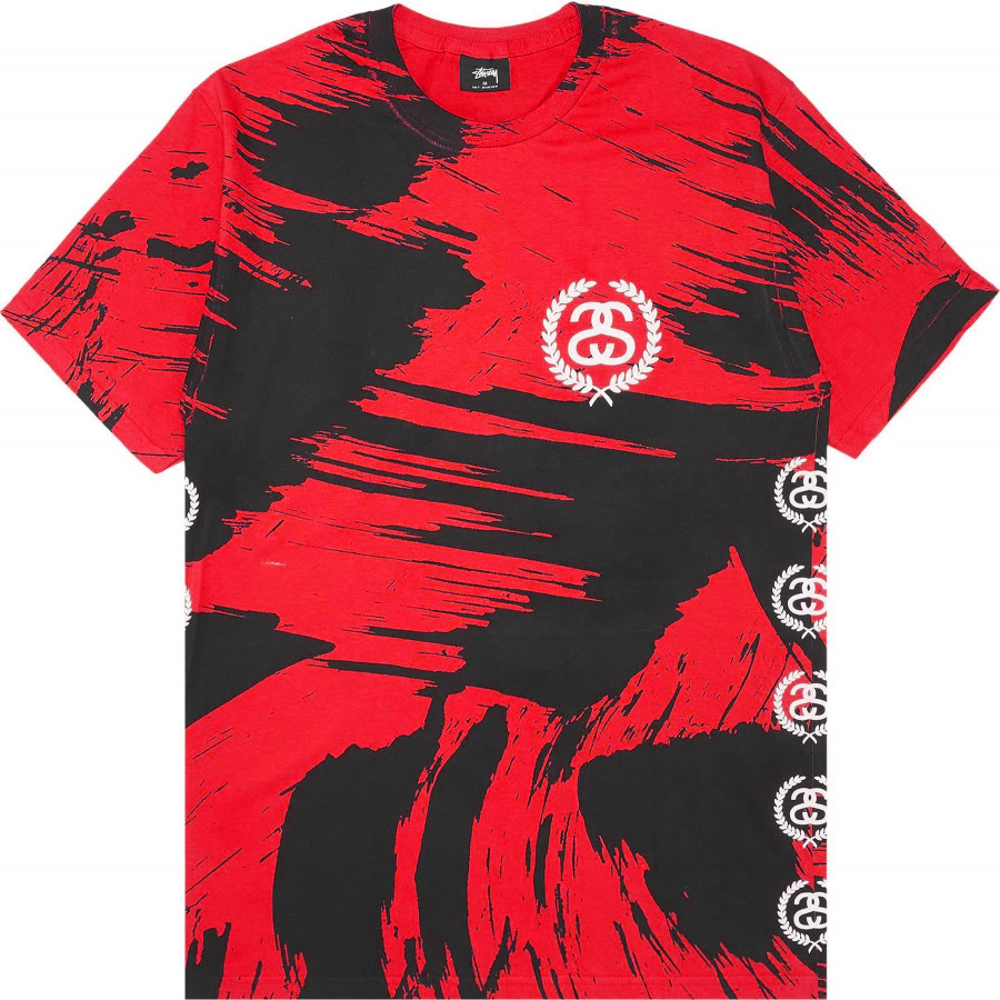 Stussy Painted Tee Red