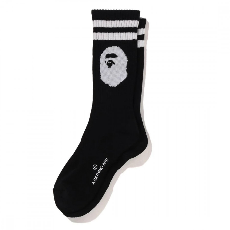 BAPE® Ape Head Line Socks Black