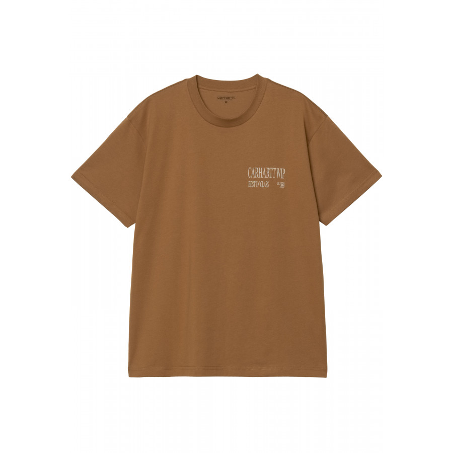 Carhartt WIP S/S Best In Class T-Shirt Hamilton Brown