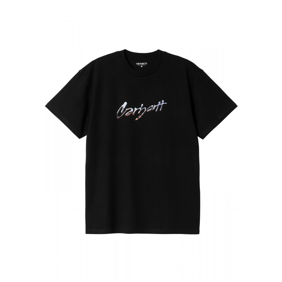 Carhartt WIP S/S Drip Script T-Shirt Black