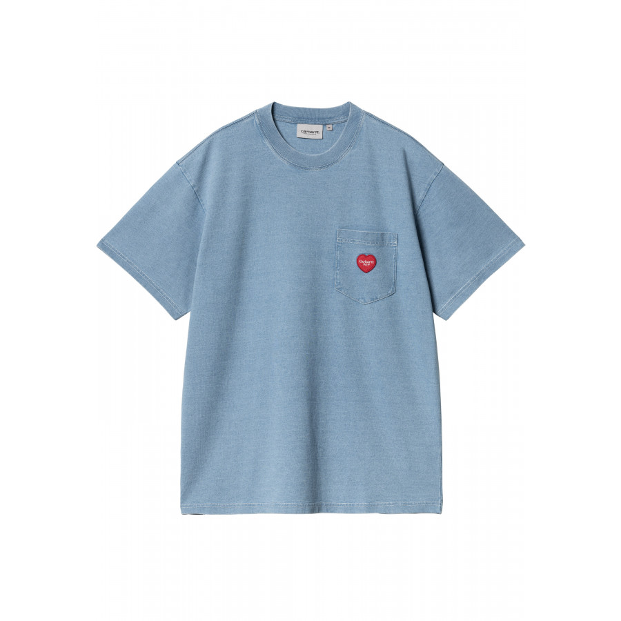 Carhartt WIP S/S Ingo Pocket T-Shirt Light Blue Dyed 