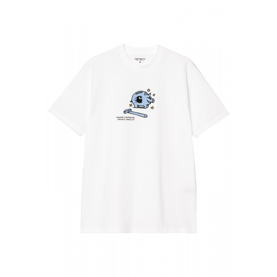 Carhartt WIP S/S Piggybank T-Shirt White
