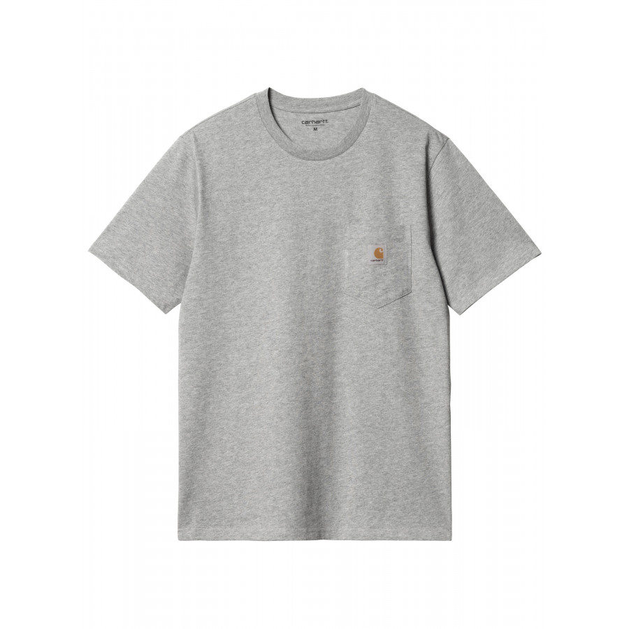 Carhartt WIP S/S Pocket T-Shirt Grey Heather