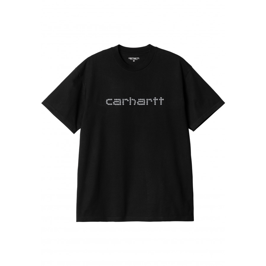 Carhartt WIP S/S Rivet Script T-Shirt Black