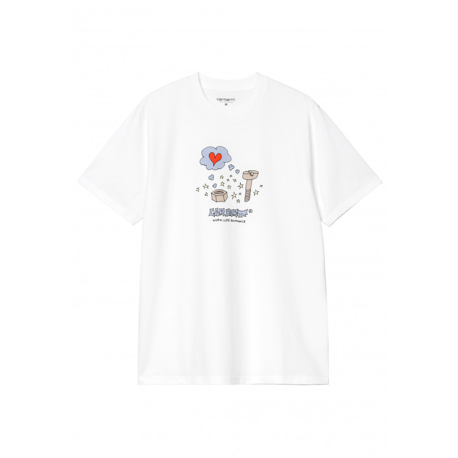 Carhartt WIP S/S Work Life Romance T-Shirt White