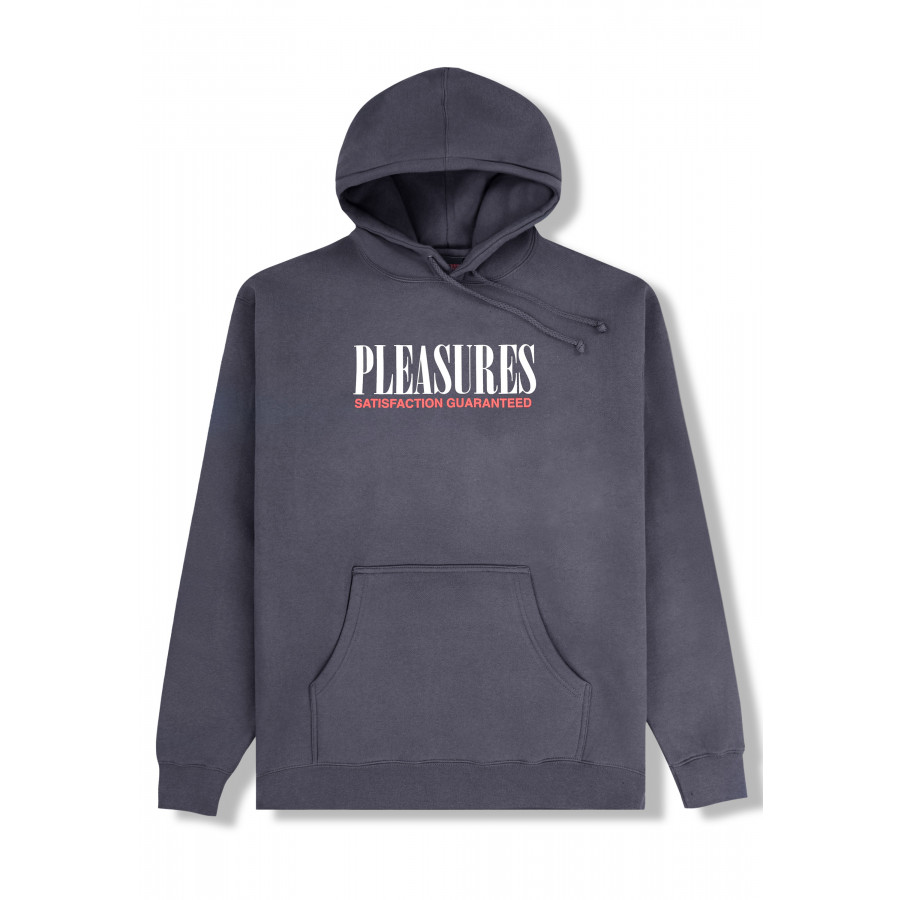 Pleasures Satisfaction Hoodie Asphalt