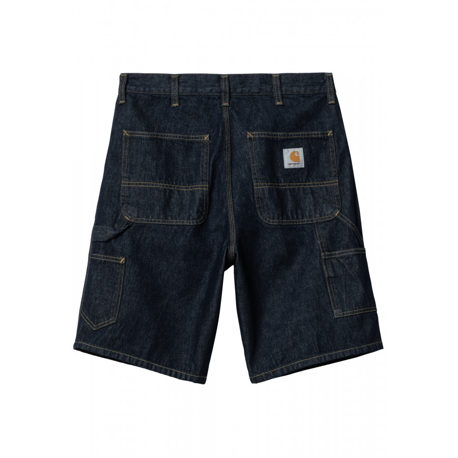 Carhartt WIP Single Knee Short Blue Rinsed