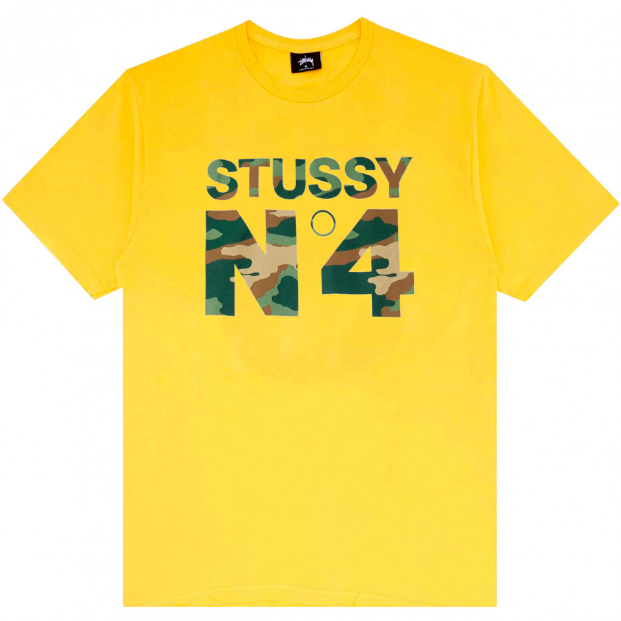 Stussy No.4 8 Ball Tee Gold