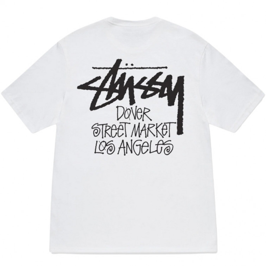 Stussy x DSM Los Angeles Tee White