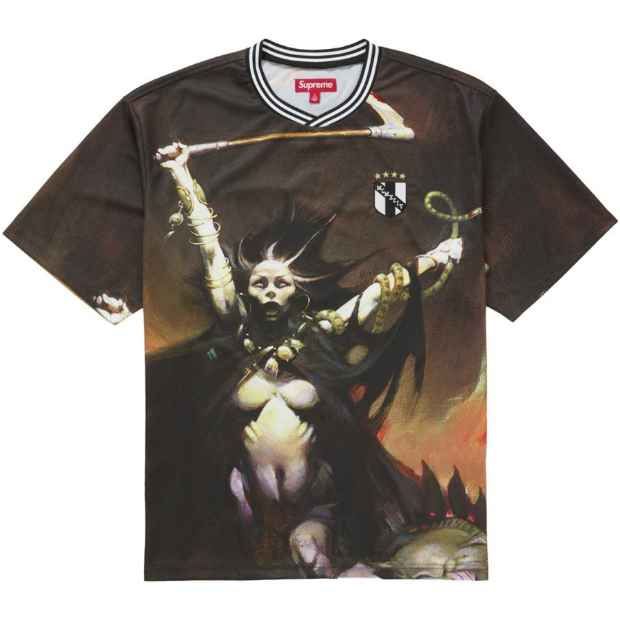 Supreme® x Frazetta Soccer Jersey Woman With Scythe