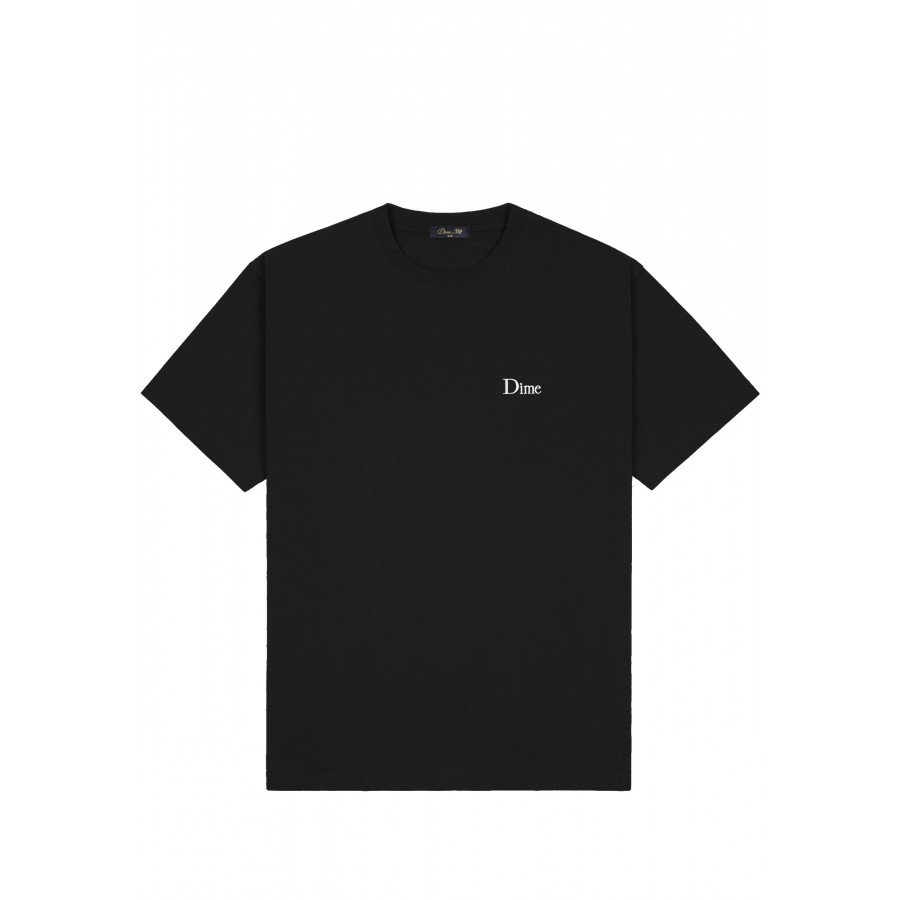 Dime Classic Small Logo T-Shirt Black
