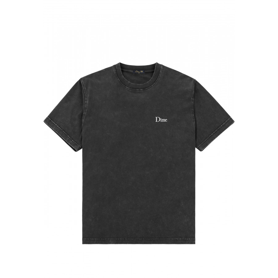 Dime Classic Small Logo T-Shirt Faded Black