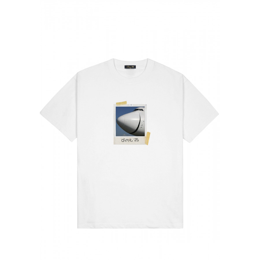 Dime Plane T-Shirt White