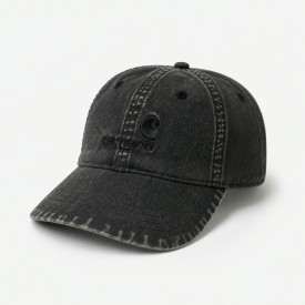 Carhartt WIP Lambert Cap Black moon wash - front