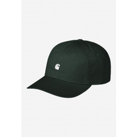 Carhartt WIP Madison Logo Cap Dark Scarab / White