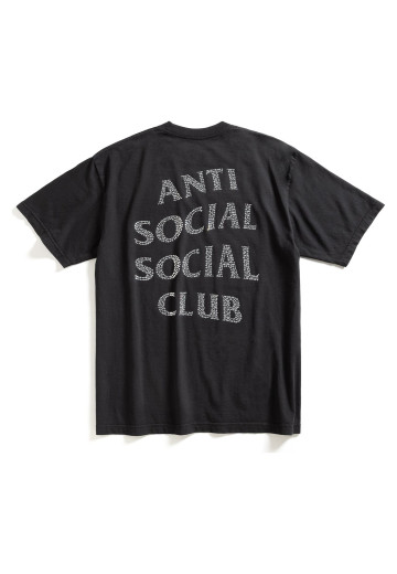 Anti Social Social Club Rhinestone Tee Black