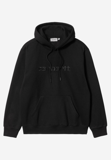 Carhartt WIP Hooded Carhartt Sweat Black / Black