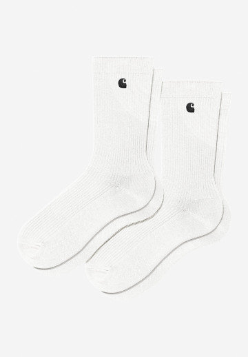 Carhartt WIP Madison Pack Socks White / Black