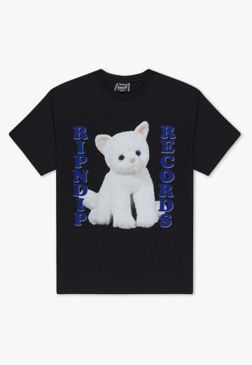 RIPNDIP Plush Records Tee Black