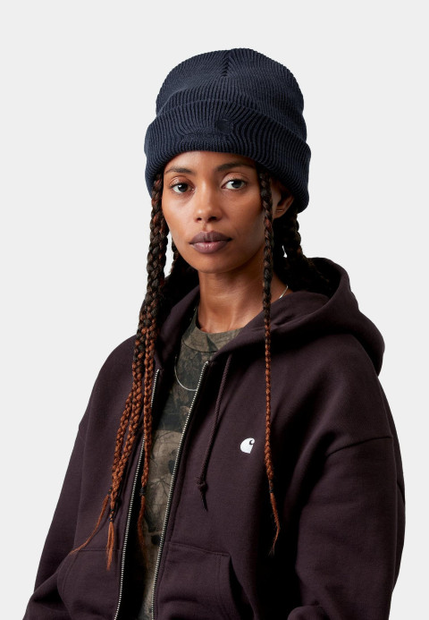 Carhartt WIP Lambert Beanie Dark Navy moon wash