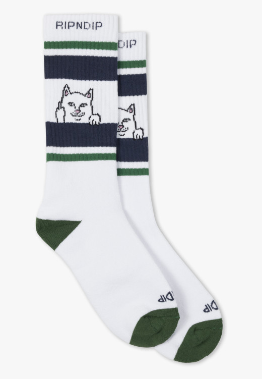 RIPNDIP Peeking Nermal Socks Green / Slate