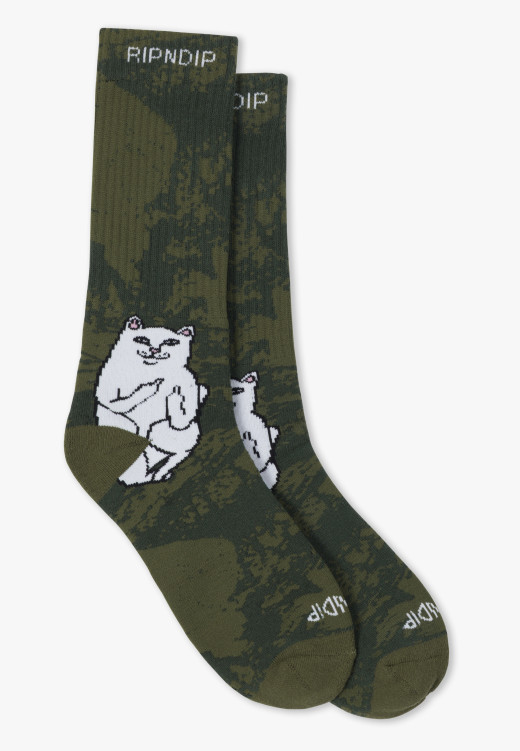 RIPNDIP Lord Nermal Socks Forest Camo