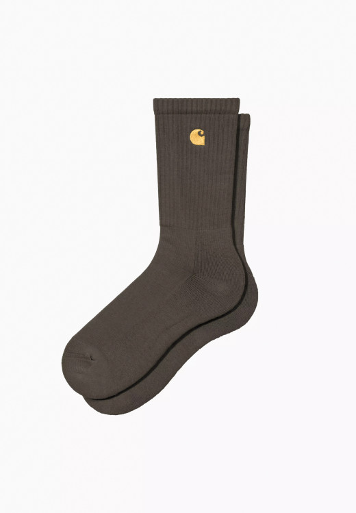 Carhartt WIP Chase Socks Shungite / Gold