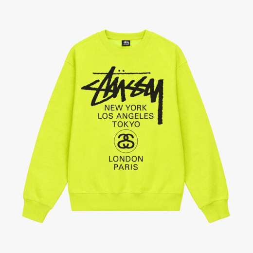 Stussy World Tour Crew Keylime