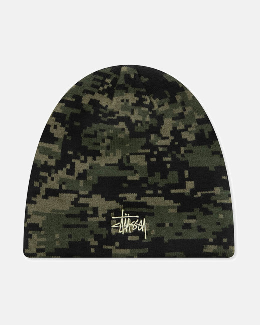Stussy Basic Digi Camo Skullcap Green