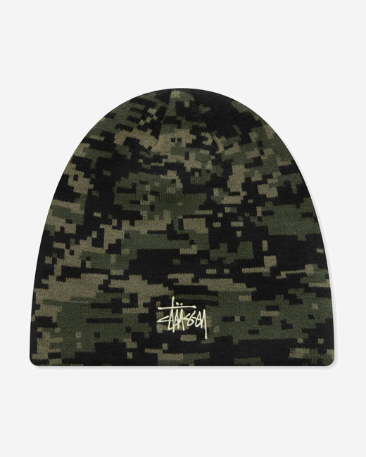 Stussy Basic Digi Camo Skullcap Green