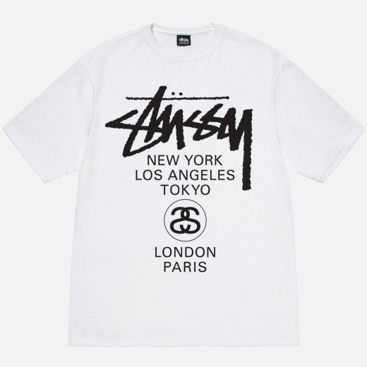Stussy World Tour Tee White