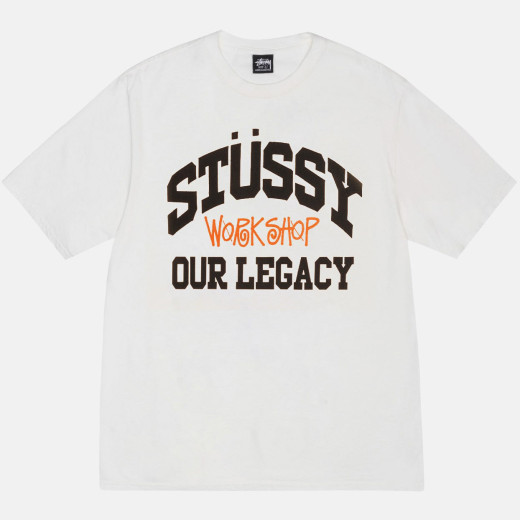 Stussy x Our Legacy Collegiate Tee Pigment Dyed Natural