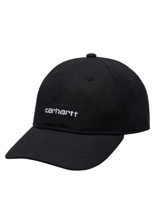Carhartt WIP Canvas Script Cap Black