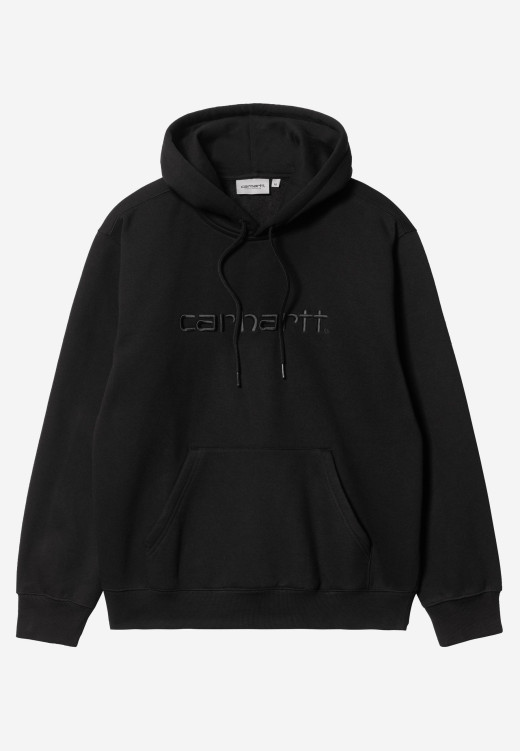 Carhartt WIP Hooded Carhartt Sweat Black / Black