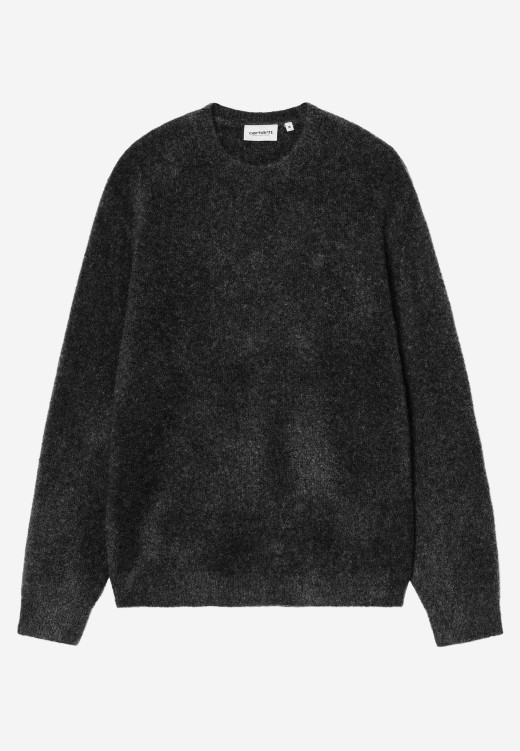 Carhartt WIP Curtis Sweater Tangled Black