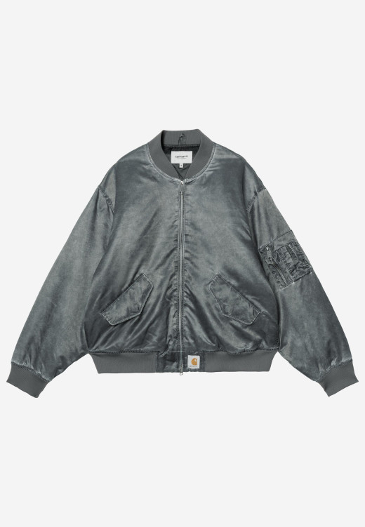 Carhartt WIP Orman Bomber Raven heavy enzyme wash