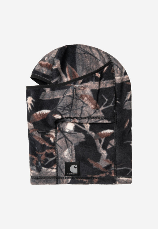 Carhartt WIP Blevin Mask Camo Feather Tree, Black
