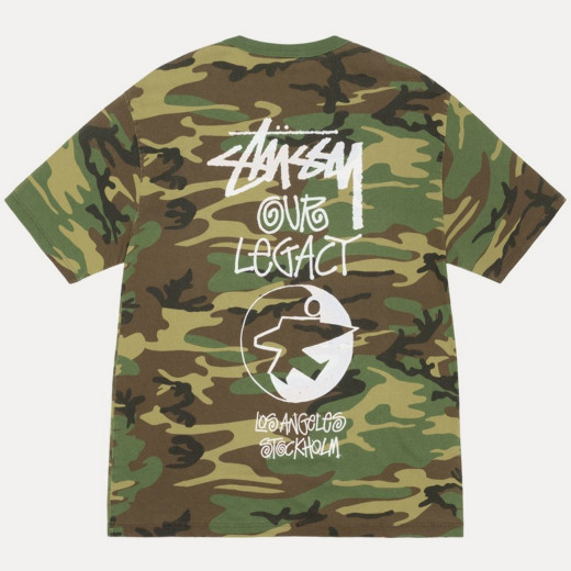 Stussy x Our Legacy Work Shop Surfman Pigment Dyed Tee Camo