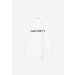 Carhartt WIP S/S Script T-Shirt White / Black