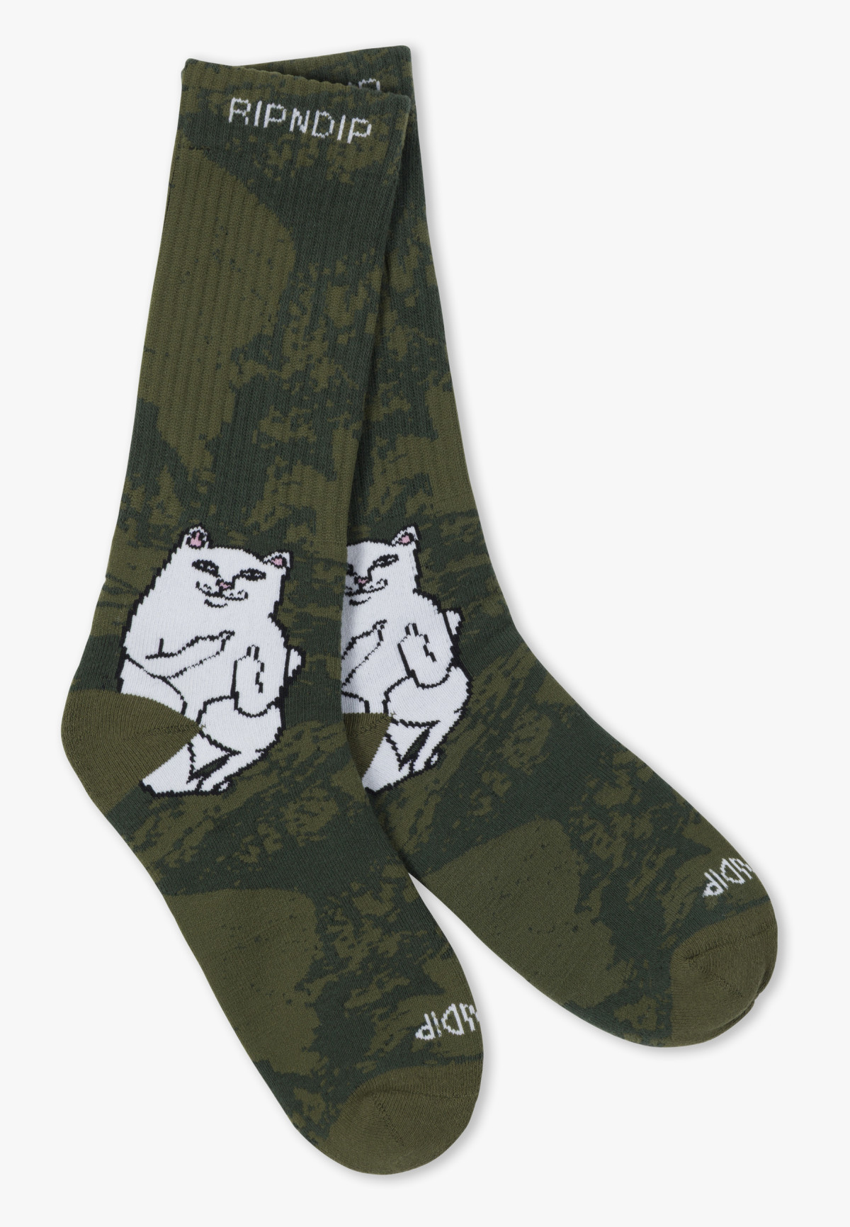 RIPNDIP Lord Nermal Socks Forest Camo